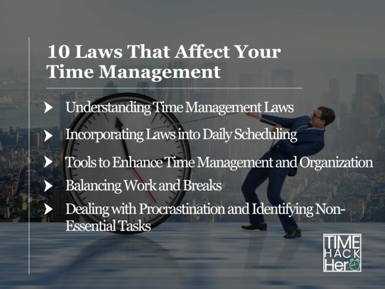 10 Laws That Affect Your Time Management