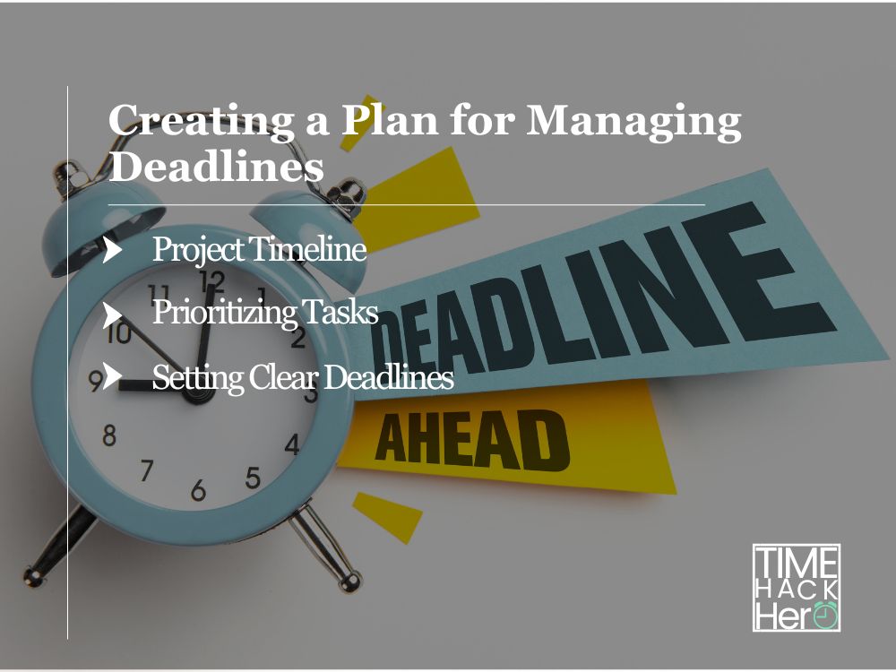 Creating a Plan for Managing Deadlines