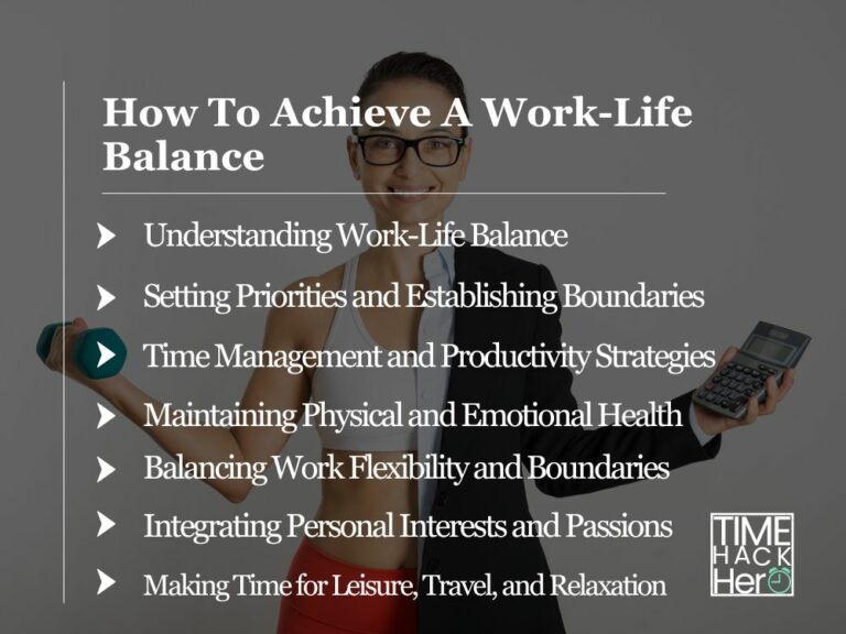 How To Achieve A Work-Life Balance