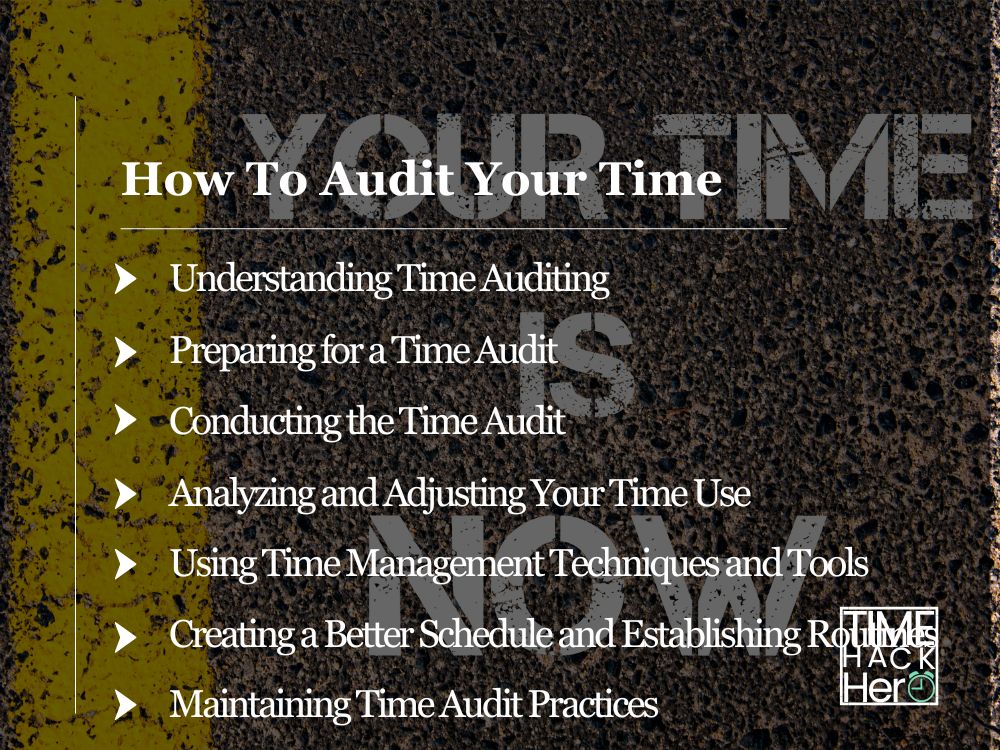 How To Audit Your Time
