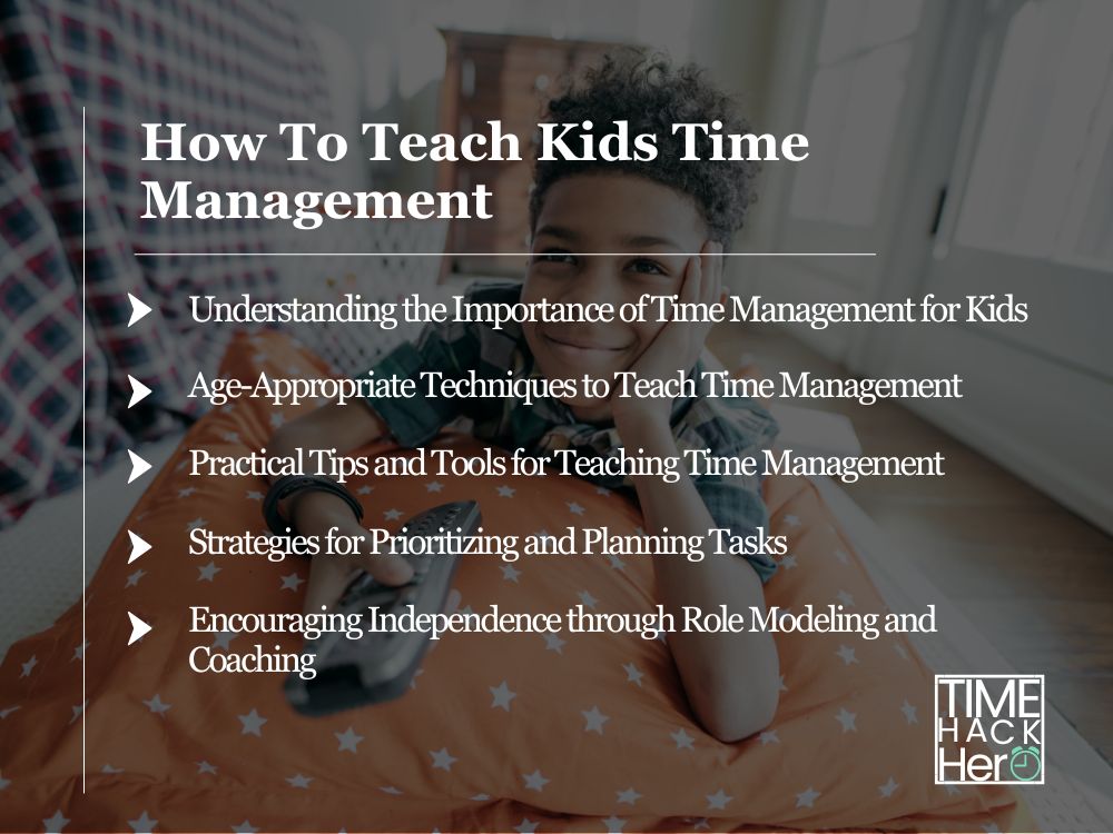 How To Teach Kids Time Management