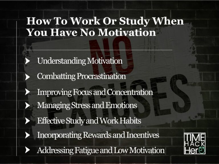 How To Work Or Study When You Have No Motivation