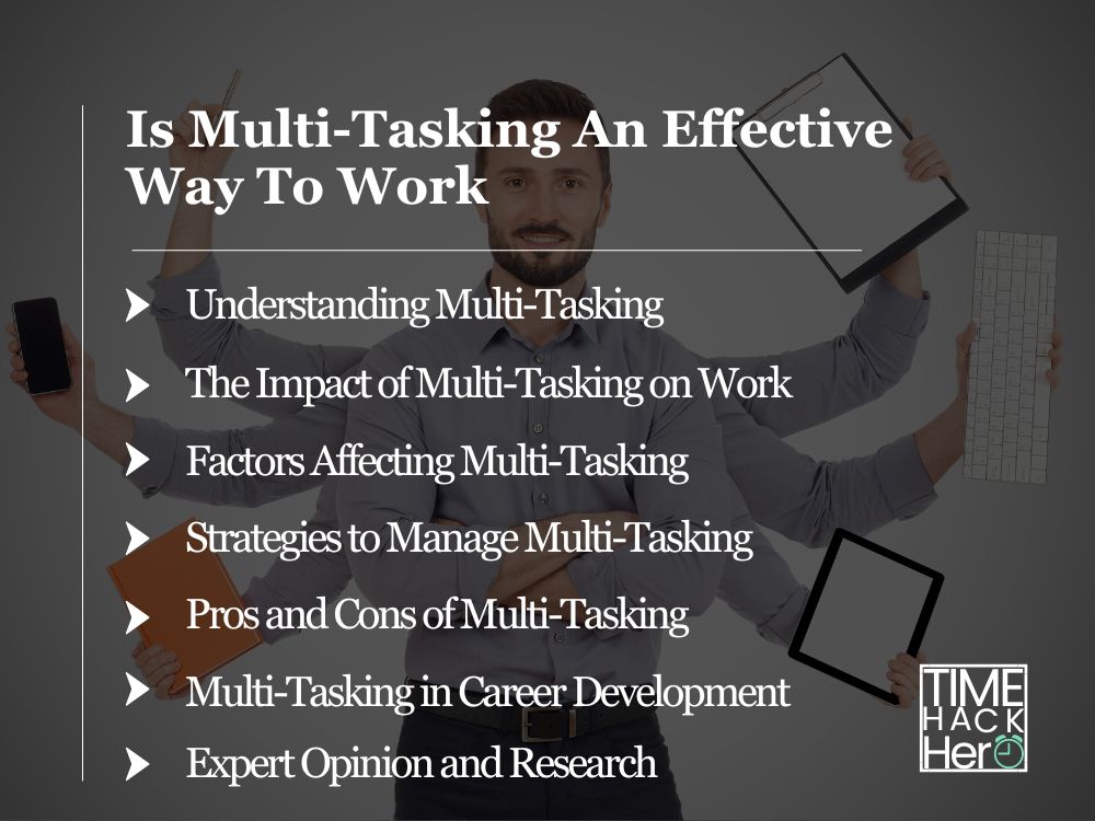 Is Multi-Tasking An Effective Way To Work