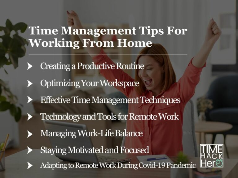 Time Management Tips For Working From Home