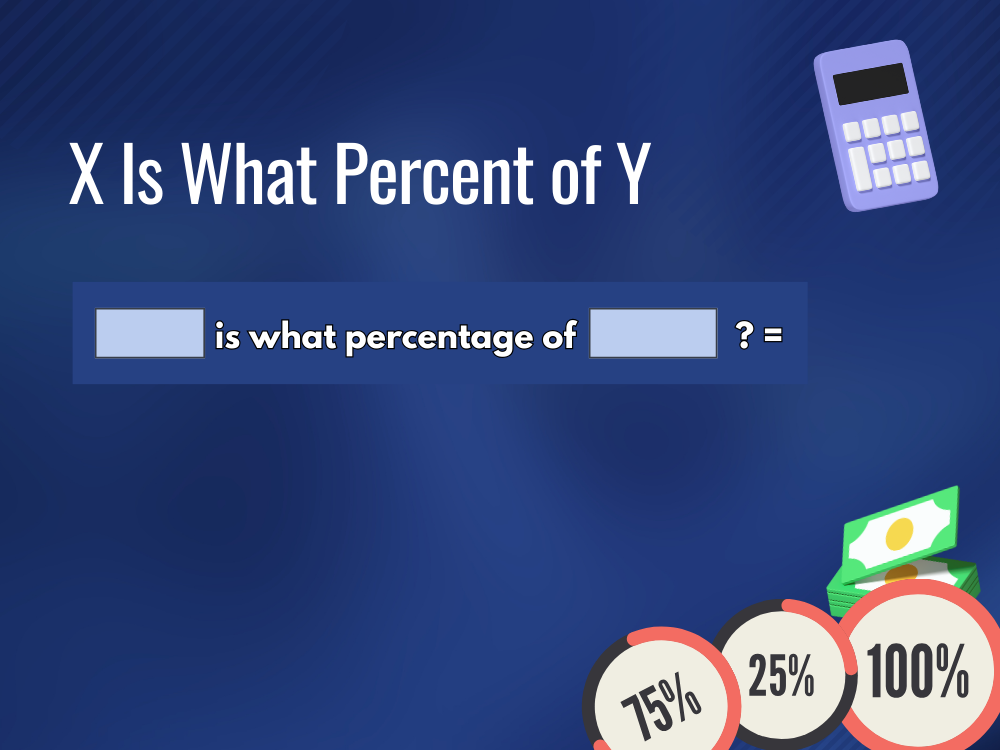 X is What Percent of Y - Percentage Calculator